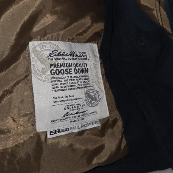 Eddie Bauer Dark Blue Quilted Vest - Picture 7 of 10
